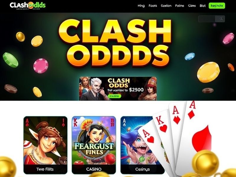 Explore Clash of Odds.com, the premier online gambling platform offering casino games, sports betting, poker, slots, and live dealer experiences. Get insights and promotions for exciting real-money gaming.